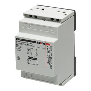 Veiligheidsbetrafo 8-12Vac voor continu-belasting
