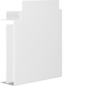 Vlakke hoek voor goot 60x190mm LF/FB verkeerswit
