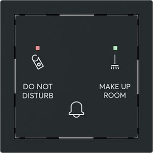 Pulsdrukker bel DND/MUR art-matzwart 24V