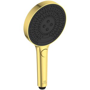 Handdouche 130mm 3 functies brushed gold Idealrain