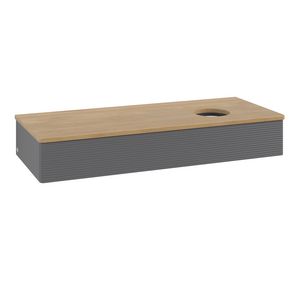 Wastafelonderkast Antao 1200x190x500mm Antr. Matt Lacquer L12111GK