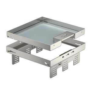 Vierkante cassette snoeruitgang 243x243mm rvs A2 1 7409240