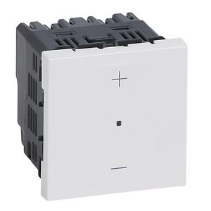 Dimmer 3-draads 0-150W 2 modulen wit Mosaic