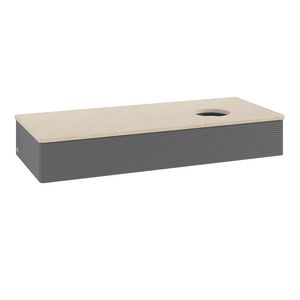 Wastafelonderkast Antao 1200x190x500mm Antr. Matt Lacquer L12113GK