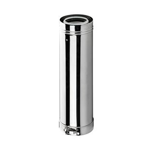 Verlengpijp Outdoor PP 80/125 L=1000 PP/RVS