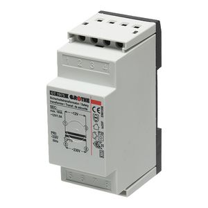 Veiligheidsbetrafo 12Vac voor continu-belasting