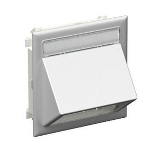 CYB-BK1 Data-aansluiting Schuin Tekstlabel Aluminium