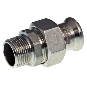 3-del. koppeling Xpress RVS 304L(1.4301) 28x1"bt. R2435