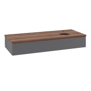 Wastafelonderkast Antao 1200x190x500mm Antr. Matt Lacquer L12152GK
