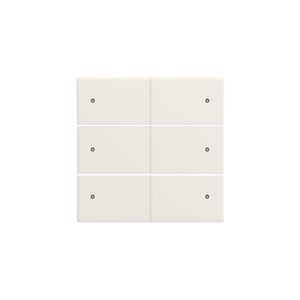 Afwerkingsset voor 6-voudige potentiaalvrije drukknop 24V met leds