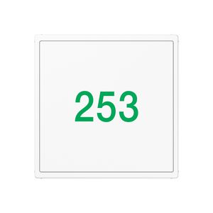 Hotelafdekking A500 alp.wit glas LEDKO6TX