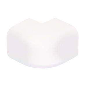 Buitenhoekstuk AC-kanaal 90gr. 125x75 WIT RAL9010