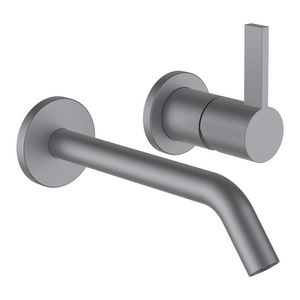 Inbouw Wastafelmengkraan Simibox 2Pnt PVD brus.stainl steel