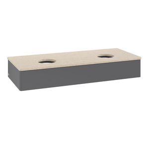 Wastafelonderkast Antao 1200x190x500mm Antr. Matt Lacquer L13013GK