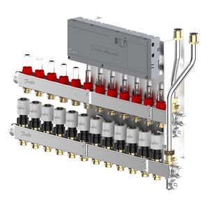 LTV-verdeler vloerverwarming Icon2 Prefab set 12-groeps RVS