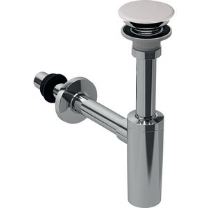 wastafelsifon, plugdeksel, ONE Ø32mm, G=1 1/4", wit/glanschroom