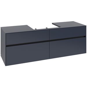 Wastafelonderkast Collaro 1600x548x500mm Marine Blue C02500VQ