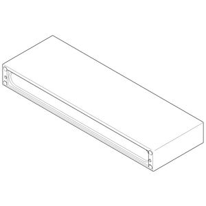 Uitloop 185x62x22mm chr