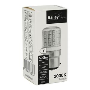 LED-lamp Tube B22d T27X58 10V-30V 4W 42W 500lm 830 helder