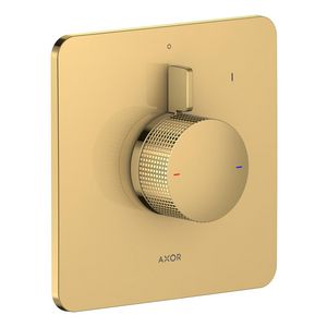 Inbouw douchemengkraan 1 functie Cubic Cut AXOR Citterio C Polished Gold-Optic