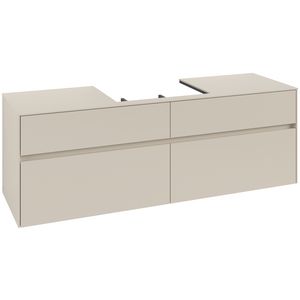 Wastafelonderkast Collaro 1600x548x500mm Cashmere Grey C02500VN
