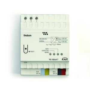 Spanningsvoorziening KNX met hulpvoeding 160mA