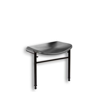 Hulppootset tbv douchezitting dubbel staal gecoat antraciet