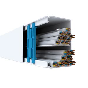 Lengte a 2 mtr. Leidingkanaal GGK LFG 60x90 cremewit VVE=8