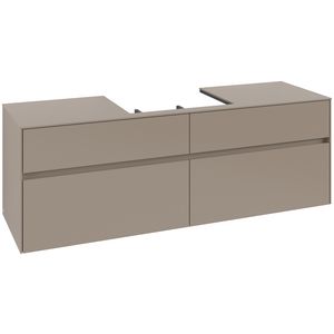 Wastafelonderkast Collaro 1600x548x500mm Taupe C02500VM