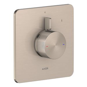 Inbouw douchemengkraan 1 functie Cubic Cut AXOR Citterio C Brushed Nickel