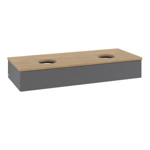 Wastafelonderkast Antao 1200x190x500mm Antr. Matt Lacquer L13111GK