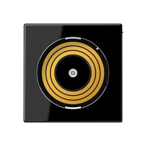 Afdekking P&L A500 zwart voor PL08U