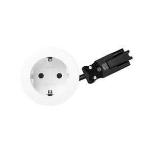 Wandcontactdoos inbouw rond wit ø54mm QuickConnector