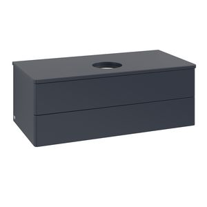 Wastafelonderkast Antao 1000x360x500mm Mid.Blue Matt Lacquer K20010HG