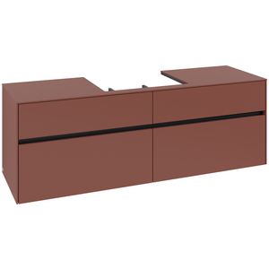 Wastafelonderkast Collaro 1600x548x500mm Wine Red C02500AH