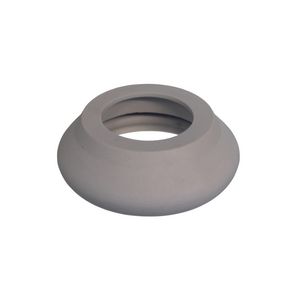Manchet 48mm buiten Wit PVC 38mm pijp VVE=10
