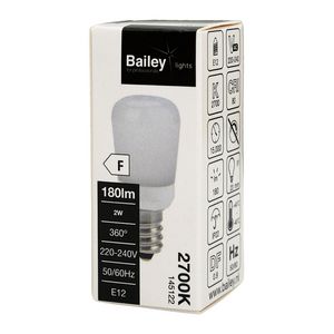 LED-lamp Appliance Special T23X51 E12 2W 19W 180lm 827 mat