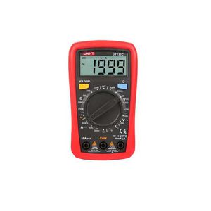 Palm Size digitale multimeter tot 250V AC/DC met temperatuur