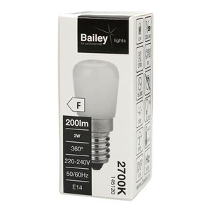 LED-lamp Appliance Special T23X53 E14 2W 21W 200lm 827 mat