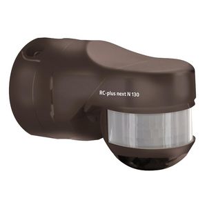 Bewegingsmelder 130gr. Muur-, plafond- of. bruin IP54 20m 1K