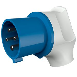 Haakse contactstop 32A 4-polig  9H 230V IP44