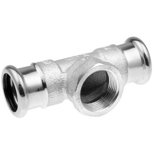 T-koppeling verlopend XPress CU verchroomd 15x1/2"bn.x15mm 6130G VVE=5