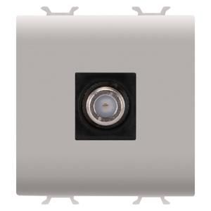 COAXIAL TV SOCKET-OUTLET, CLASS A SHIELDING-FEMALE F CONNE