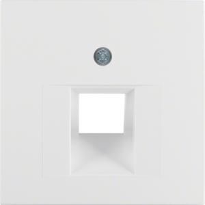 Centraaldoos RJ-datacontacd 1v 45gr berker S.1B.3B.7 wit mat