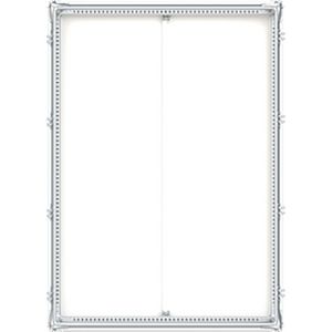 Kast alleen met achterwand 5PW/12GU/D6 RAL7035