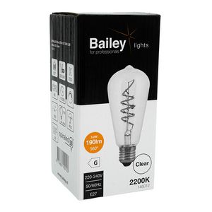 LED-lamp Alva ST64 SPIRALED E27 DIM 3.2W 190lm 922 helder