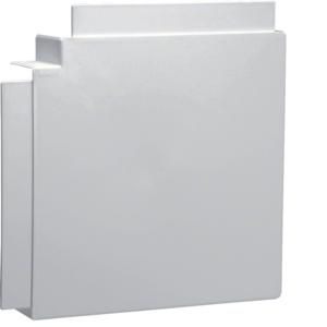 Vlakke hoek voor goot 60x230mm LF/FB lichtgrijs