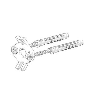 Bevestigingsset 39,5x33mm 0517207130090