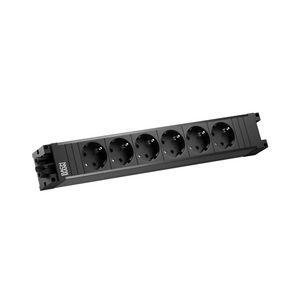 STEP BASE 6x 230V RA GST o.g. in/uit zwart