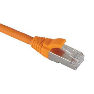Patchkabel / netwerkkabel CAT6 Shielded S/FTP PVC mol. oranje 0.5meter